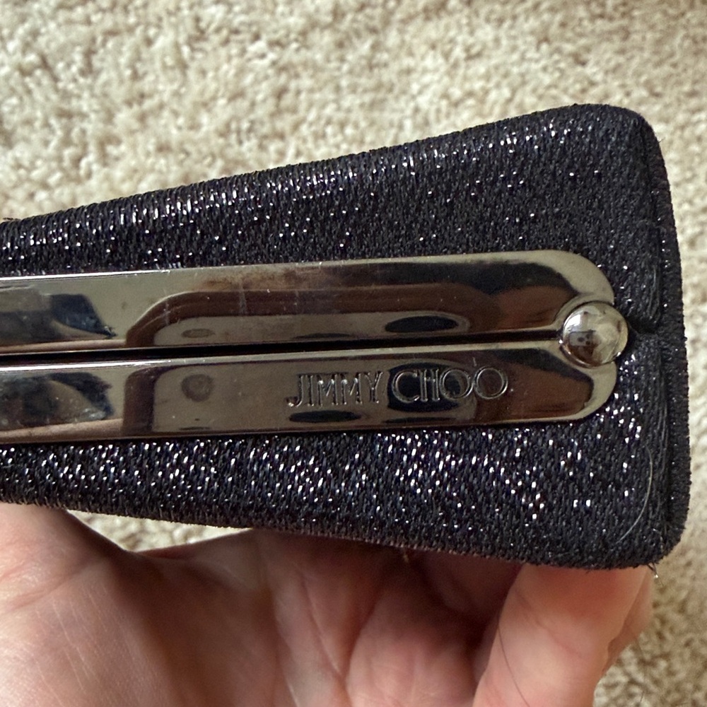 Elegant Black Jimmy Choo Clutch